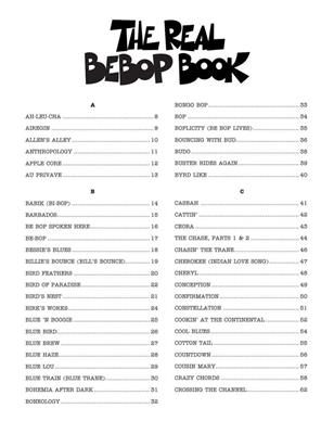 The Real Bebop Book: