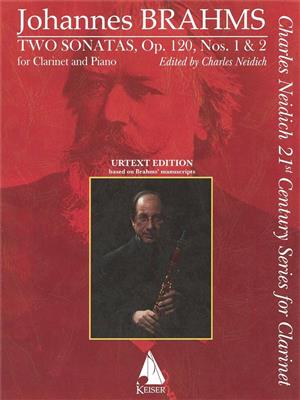 Johannes Brahms: Two Sonatas, Op. 120, No. 1 & 2: Clarinette et Accomp.