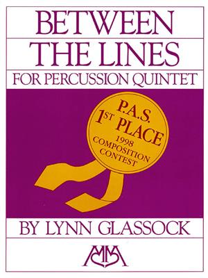 Lynn Glassock: Between the Lines for Percussion Quintet: Percussion (Ensemble)