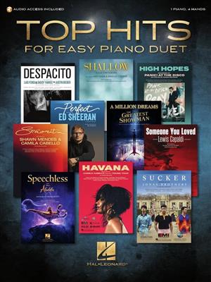 Top Hits for Easy Piano Duet: (Arr. David Pearl): Piano Quatre Mains