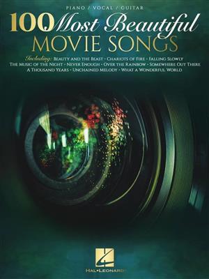100 Most Beautiful Movie Songs: Piano, Voix & Guitare