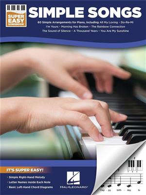 Simple Songs - Super Easy Songbook: Solo de Piano