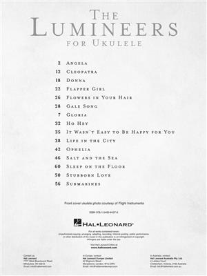The Lumineers: The Lumineers for Ukulele: Solo pour Ukulélé