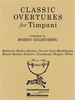 Morris Goldenberg: Classic Overtures for Timpani: Autres Percussions