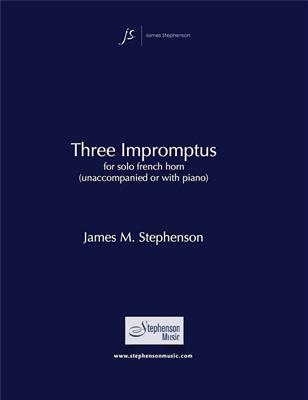 Jim Stephenson: Three Impromptus: Solo pour Cor Français