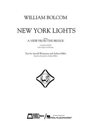 William Bolcom: William Bolcom - New York Lights: Piano, Voix & Guitare