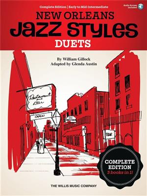 William Gillock: New Orleans Jazz Styles Duets - Complete Edition: (Arr. Glenda Austin): Solo de Piano