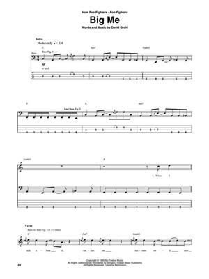 Foo Fighters: Foo Fighters - Bass Tab Collection: Solo pour Guitare Basse