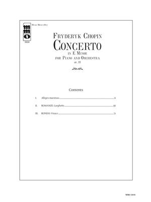 Concerto in E Minor, Op. 11: Solo de Piano