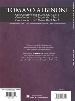 Oboe Concerti B-flat, Op. 7 No. 3-D Major, Op. 7: Solo pour Hautbois
