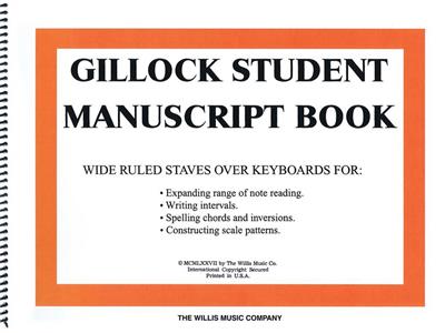 William Gillock: Gillock Student Manuscript Book: Papier à Musique
