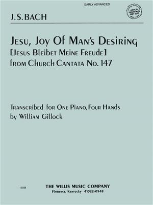 Bach: Jesu, Joy of Man's Desiring: (Arr. William Gillock): Solo de Piano
