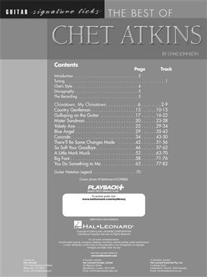 Chet Atkins: The Best of Chet Atkins: Solo pour Guitare