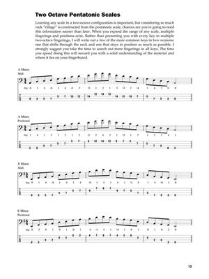 Pentatonic Scales for Bass: Solo pour Guitare Basse