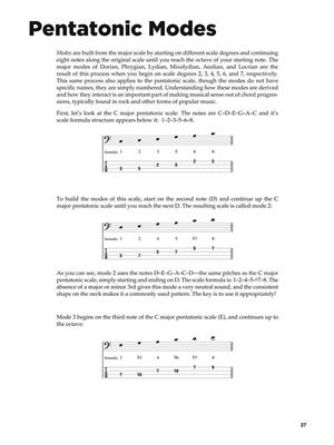 Pentatonic Scales for Bass: Solo pour Guitare Basse