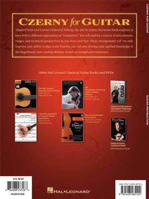 Carl Czerny: Czerny For Guitar - 12 Scale Studies: Solo pour Guitare