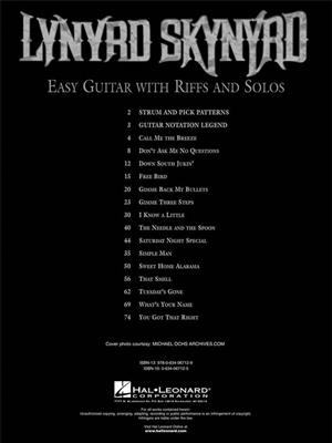 Lynyrd Skynyrd: Lynyrd Skynyrd: Solo pour Guitare