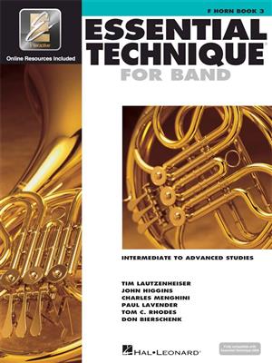 Essential Elements for Band - Book 3 - Horn: Solo pour Cor Français