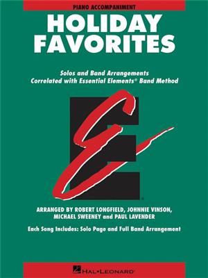 Essential Elements Holiday Favorites: (Arr. Robert Longfield): Piano Accompaniment