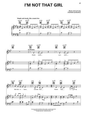Stephen Schwartz: Wicked - Music from the Motion Picture: Chant et Piano