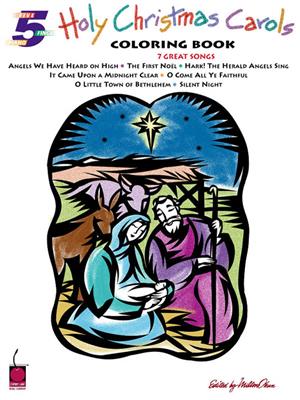 Holy Christmas Carols Coloring Book: Solo de Piano