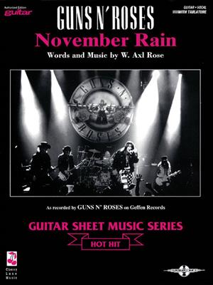 Guns N' Roses: November Rain: Solo pour Guitare