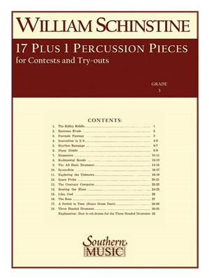 William J. Schinstine: 17 + 1 Percussion Pieces: Caisse Claire