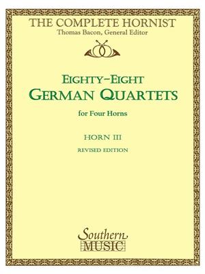 88 German Quartets: (Arr. Thomas Bacon): Cor d'Harmonie (Ensemble)