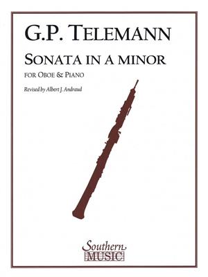 Georg Philipp Telemann: Sonata In A Minor: (Arr. Albert Andraud): Solo pour Hautbois