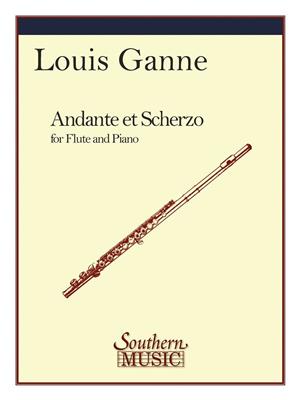 Louis Ganne: Andante And Scherzo: Flûte Traversière et Accomp.