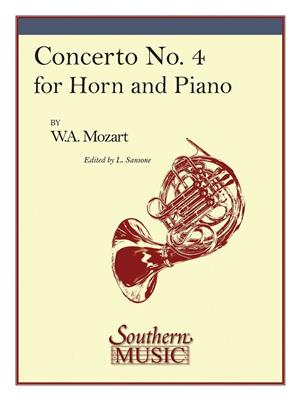 Wolfgang Amadeus Mozart: Concerto No 4, K495: (Arr. Lorenzo Sansone): Solo pour Cor Français