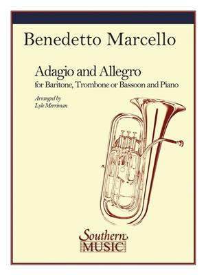 Benedetto Marcello: Adagio And Allegro: (Arr. Lyle Merriman): Solo pour Baryton ou Euphonium