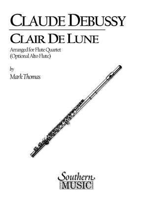 Claude Debussy: Clair De Lune: (Arr. Mark Thomas): Flûtes Traversières (Ensemble)