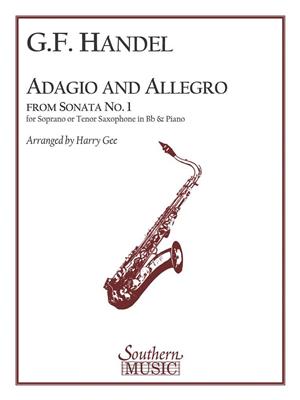Georg Friedrich Händel: Adagio And Allegro: Arr. (Harry R. Gee): Saxophone Ténor