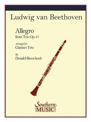 Ludwig van Beethoven: Allegro (From Trio Op. 87): (Arr. Donald Bierschenk): Clarinettes (Ensemble)