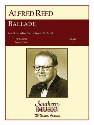 Alfred Reed: Ballade: Orchestre d'Harmonie