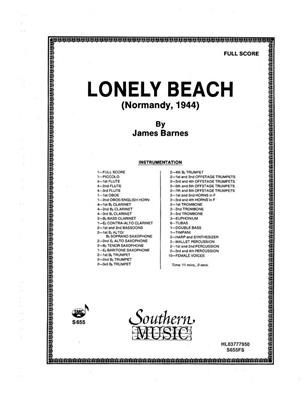 James Barnes: Lonely Beach (Normandy 1944): Orchestre d'Harmonie