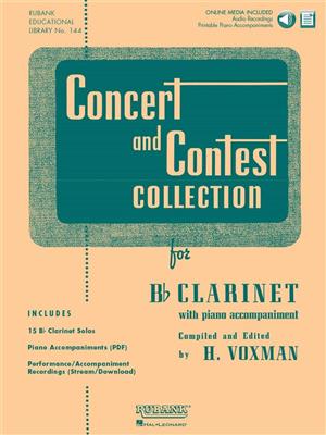 Concert and Contest Collection for Clarinet: (Arr. Himie Voxman): Solo pour Clarinette