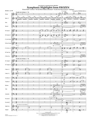 Symphonic Highlights from Frozen: (Arr. Stephen Bulla): Orchestre d'Harmonie