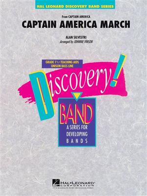Alan Silvestri: Captain America March: (Arr. Johnnie Vinson): Orchestre d'Harmonie