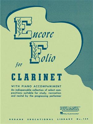 Encore Folio: (Arr. Henry W. Davis): Solo pour Clarinette