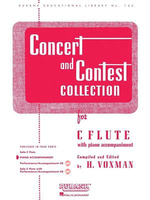 Concert And Contest Collection - Flute (PA): Flûte Traversière et Accomp.