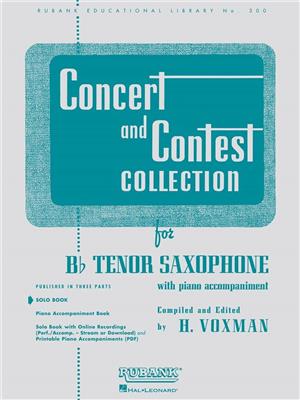 Concert And Contest Collection: Saxophone Ténor