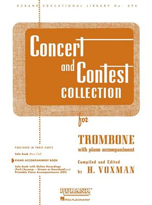 Concert And Contest Collection - Trombone (PA): Trombone et Accomp.