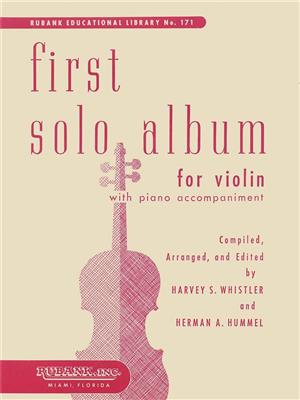 First Solo Album For Violin: Violon et Accomp.