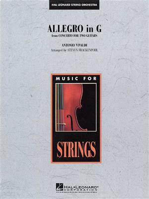 Antonio Vivaldi: Allegro In G: (Arr. Steven Frackenpohl): Orchestre à Cordes