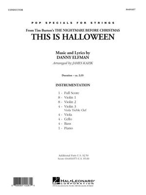 Danny Elfman: This Is Halloween: (Arr. Jim Kazik): Orchestre à Cordes