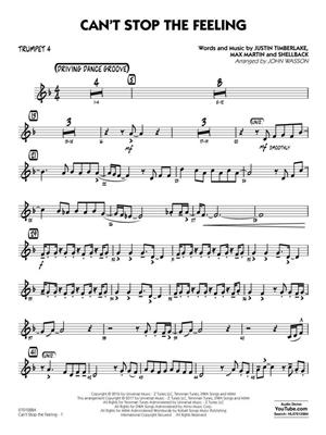 Can't Stop the Feeling: (Arr. John Wasson): Jazz Band