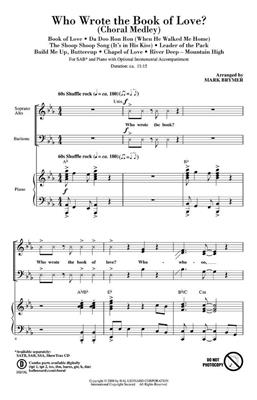 Who Wrote the Book of Love?: (Arr. Mark Brymer): Chœur Mixte et Accomp.