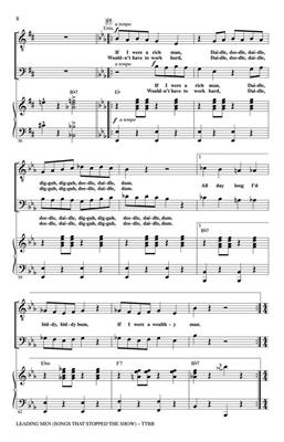 Leading Men: Songs That Stopped the Show: (Arr. Mac Huff): Voix Basses et Accomp.